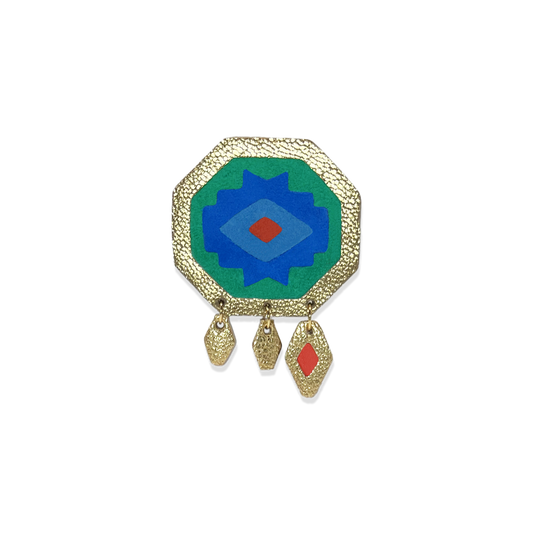 ARLETTE BROOCH WITH 3 POLITE POMPOMS
